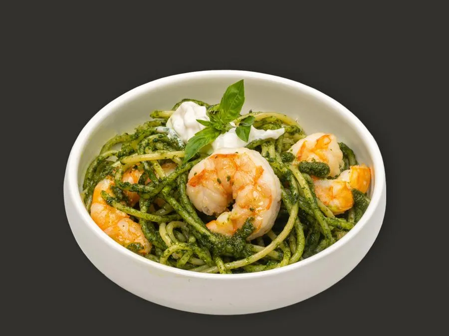 Песто с креветкой
