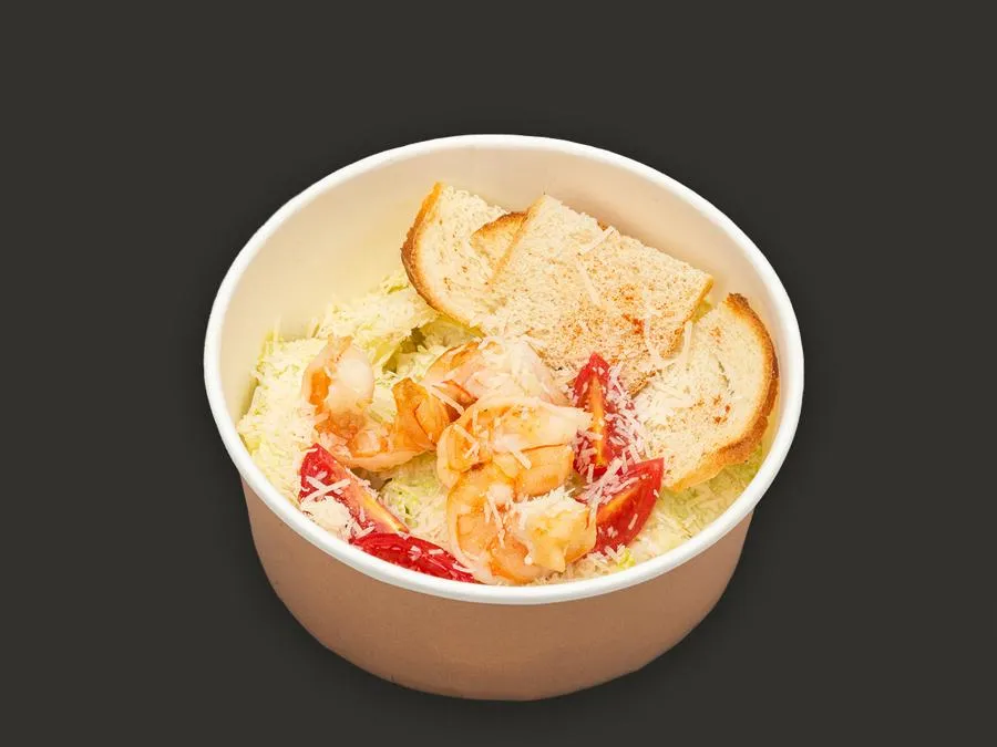 Цезарь с креветкой 